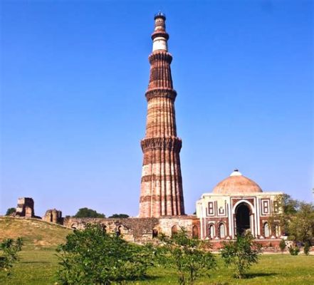  Tháp Qutub Minar:  Cột trụ đồ sộ của thời đại Delhi Sultanate!